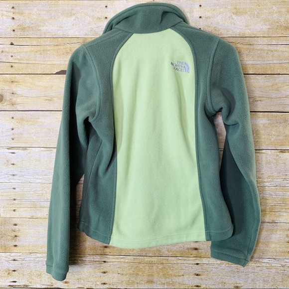 The North Face Fleece ZIP up Sweater Green Size XS - Picture 2 of 4